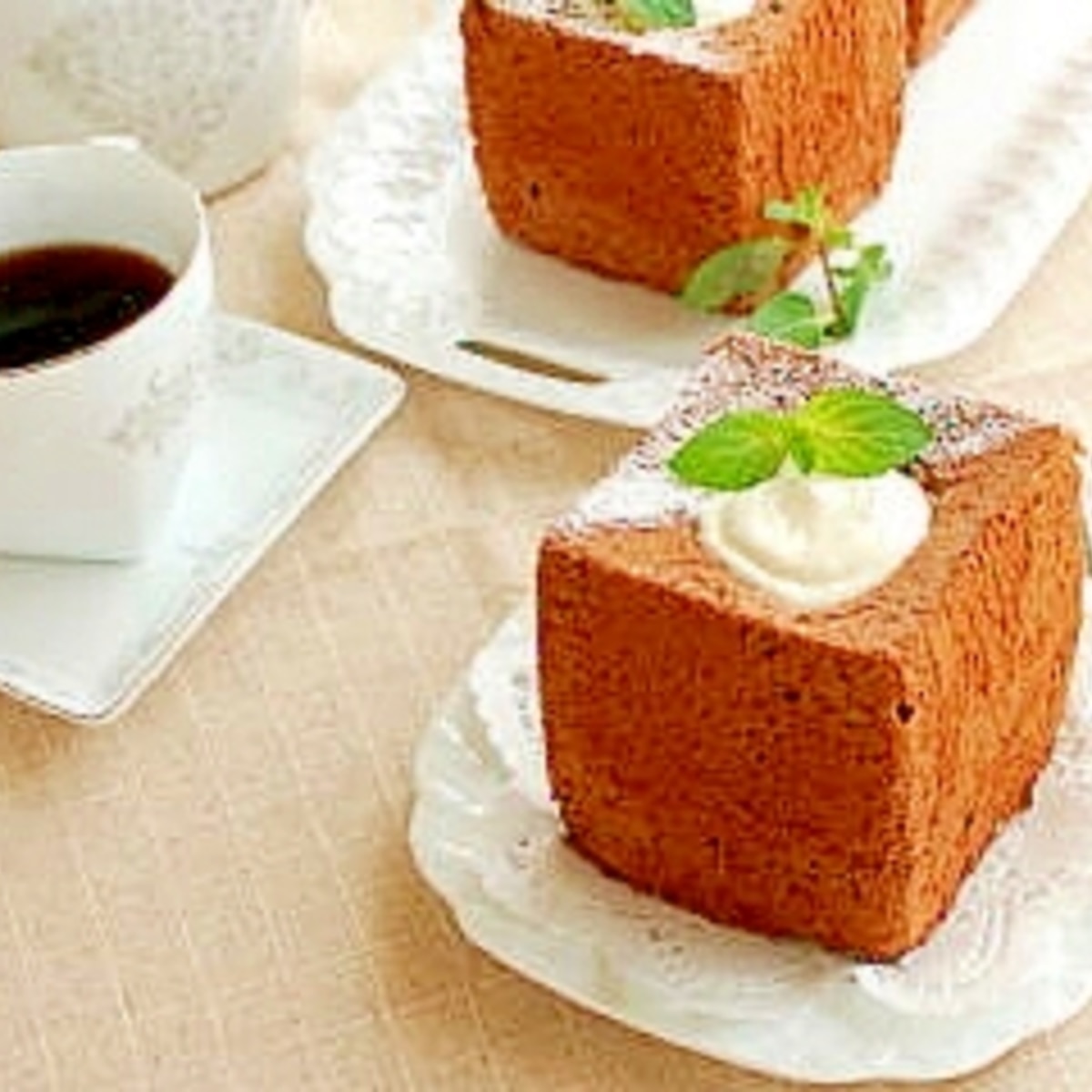 チョコミントシフォンケーキ No 210 レシピ 作り方 By 楽天出店店舗 浅井商店 楽天レシピ チョコミントシフォンケーキ No 210 レシピ 作り方 By 楽天出店店舗 浅井商店 楽天レシピ